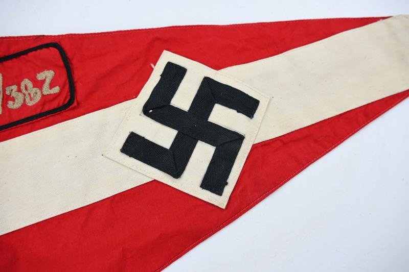 German HJ Pennant 3/382 Delmenhorst — image 3