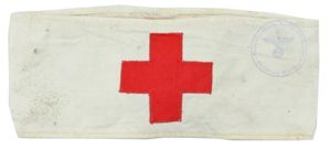 German DRK Armband 'NSDAP Monschau'