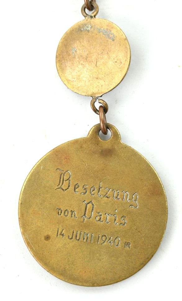 German WH Keychain 'Occupation of Paris 1940' — image 7