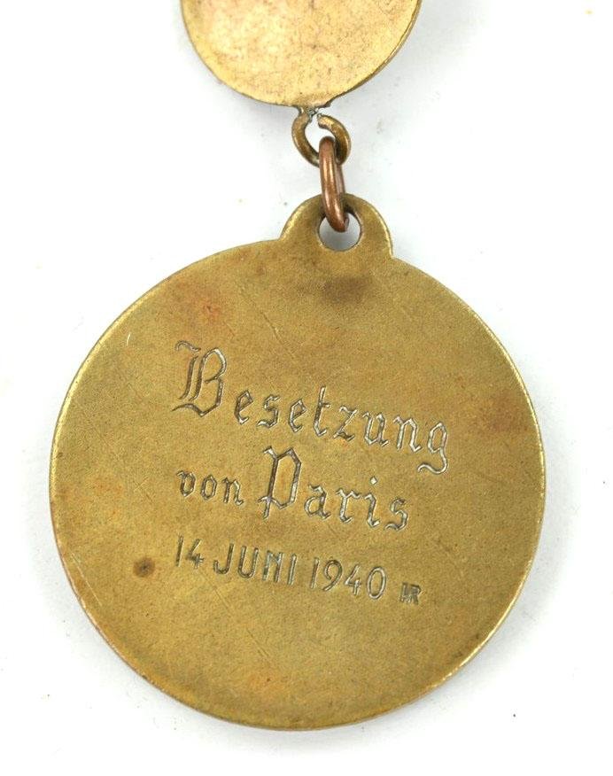 German WH Keychain 'Occupation of Paris 1940' — image 8