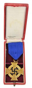 German 40 Years Faithful Service Medal in box