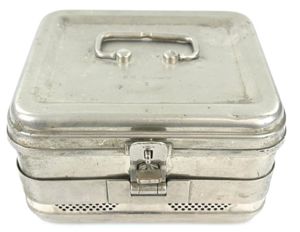 German KM Medical Instrument Box
