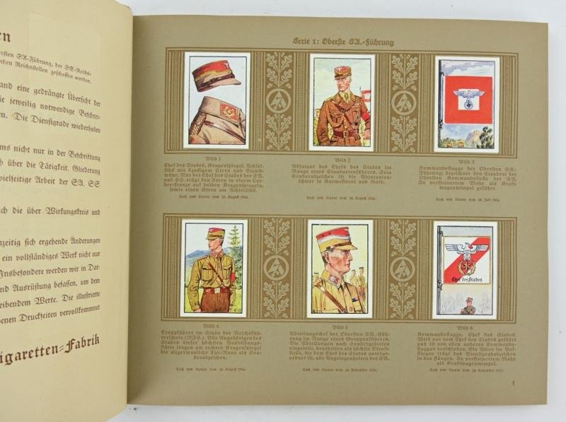 German SA/SS/HJ Cigaret Picture Album 'Deutsche Uniformen' — image 4