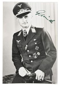 Signature of Luftwaffe KC Recipient 'Otto Gemünden'