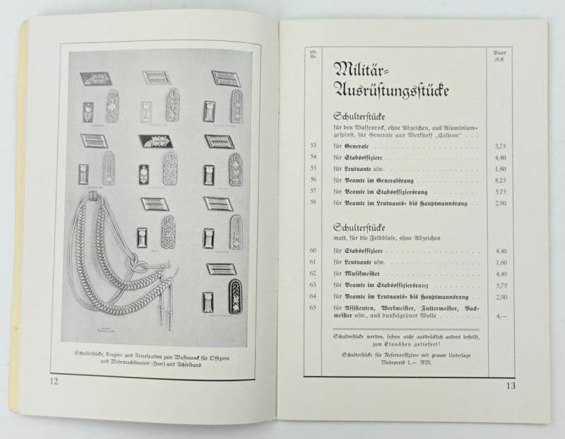 German WH Clothing Booklet 1937 — image 6