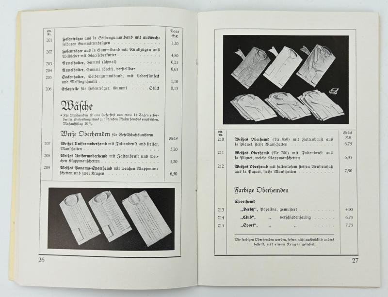 German WH Clothing Booklet 1937 — image 8