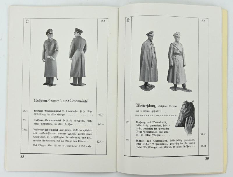 German WH Clothing Booklet 1937 — image 9