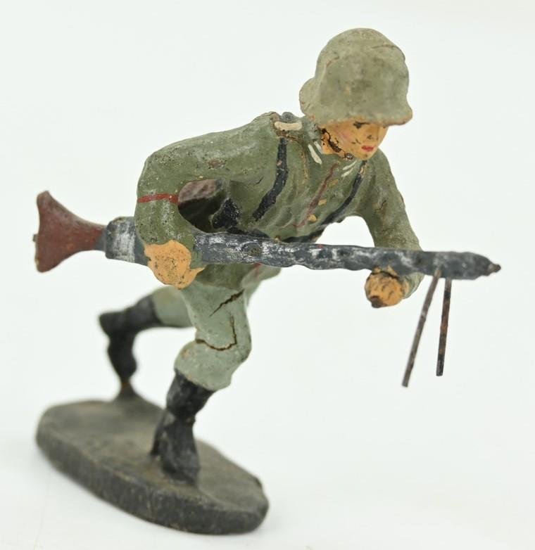 German Elastolin Toy Figure 'Machine Gunner' — image 2