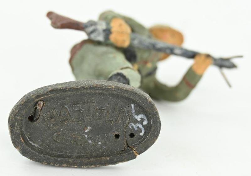 German Elastolin Toy Figure 'Machine Gunner' — image 5