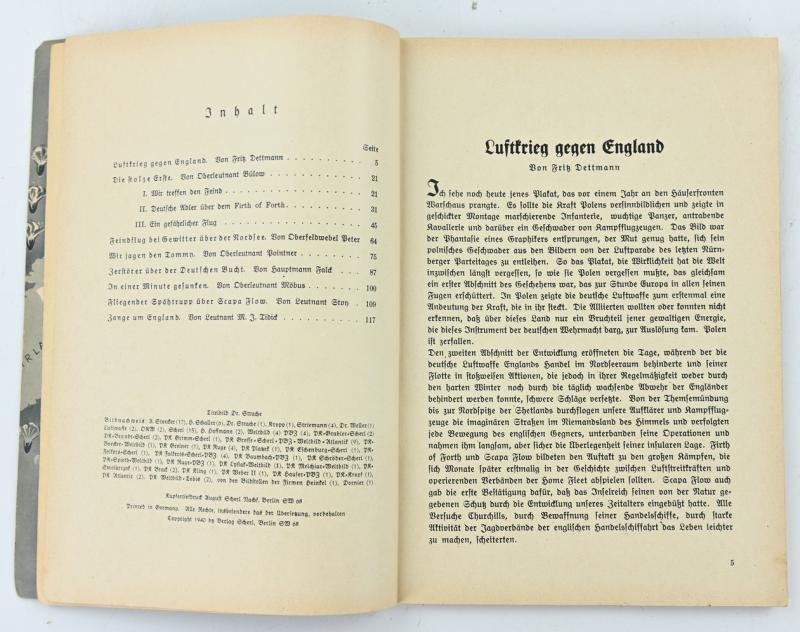 German LW Booklet 'Immer am Feind' — image 3