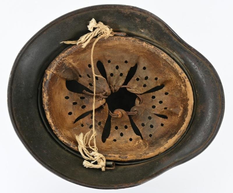 German KM M40 SD Coastal Artillery Camo Combat Helmet — image 10