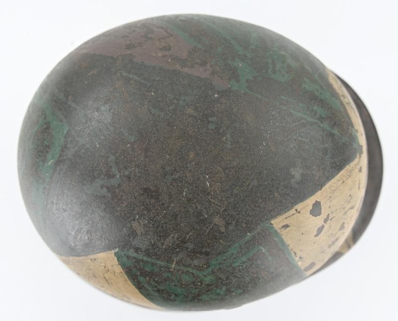 German KM M40 SD Coastal Artillery Camo Combat Helmet — image 9