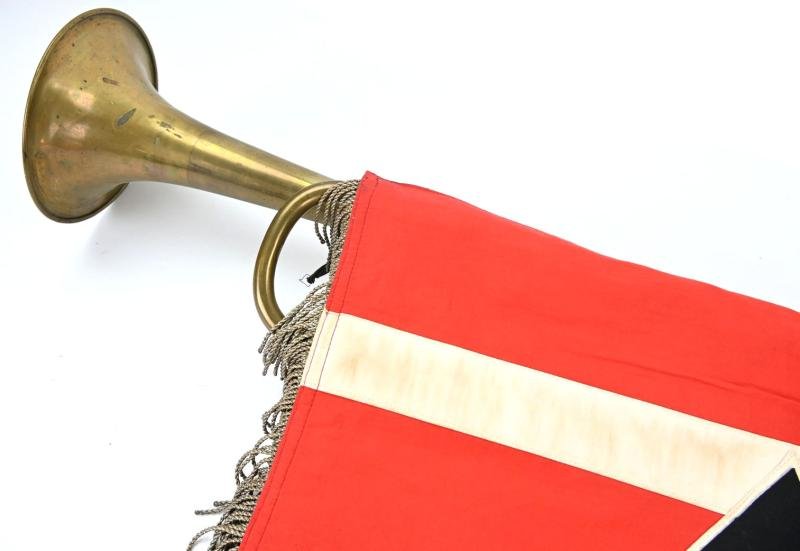 German NS-Studentenbund Trumpet & Flag — image 4