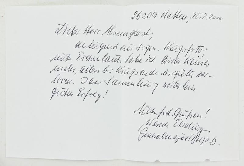 German WH Picture Knight's Cross Recipient 'Werner Ebeling' — image 5