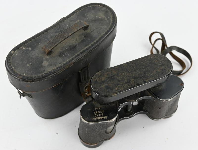 German WH 6x30 Diensglas with Carrying Case — image 2