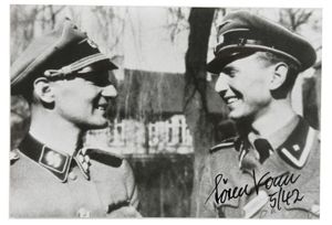 Signature of Waffen-SS KC Recipient 'Søren Kam'