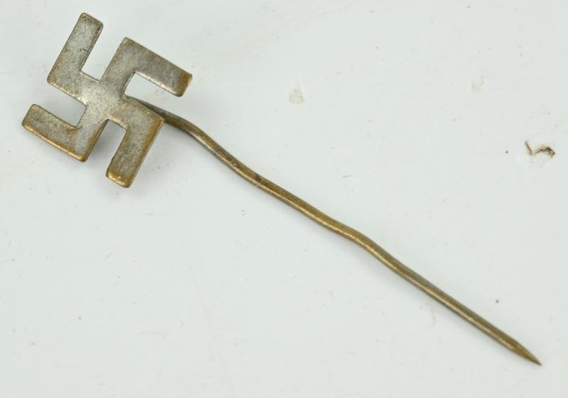 German Third Reich Era Swastika Stickpin — image 2