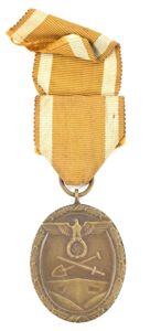 German WH Westwall Medal