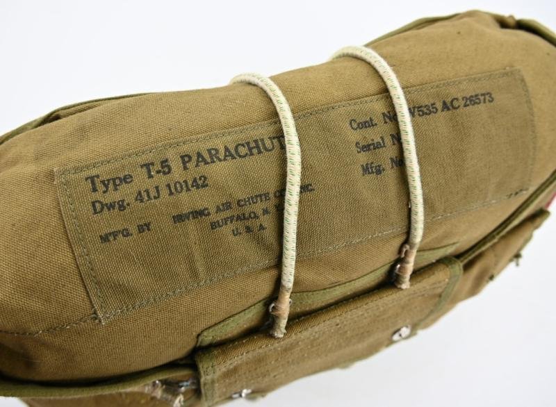 US WW2 T-5 Paratrooper Reserve Canopy Chest Pack — image 5