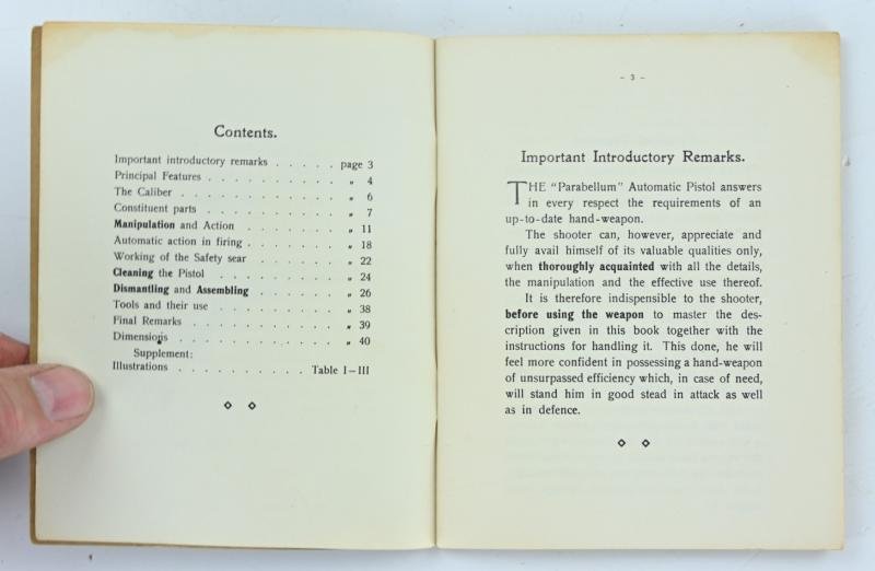 US WW2 P08 Luger Pistol Manual — image 3