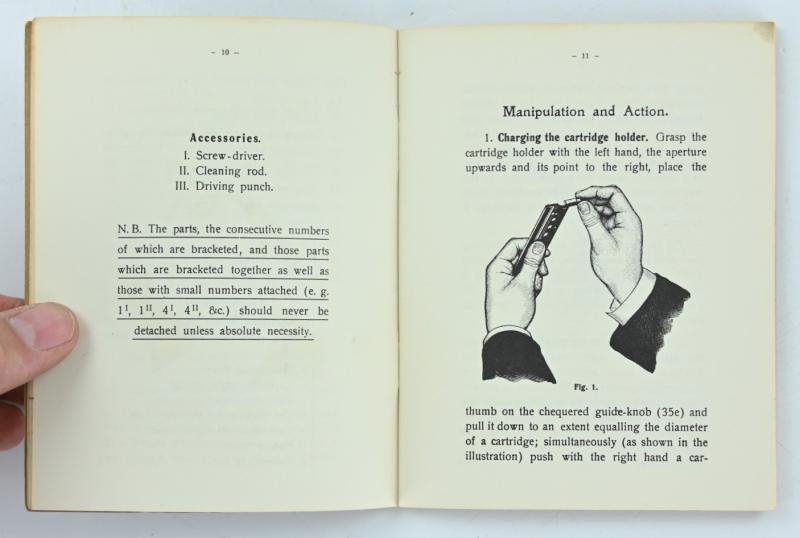 US WW2 P08 Luger Pistol Manual — image 4