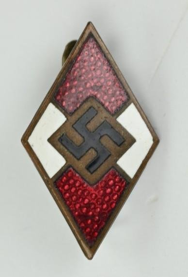 German Hitler Youth Cap Badge — image 3
