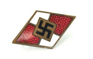 German Hitler Youth Cap Badge