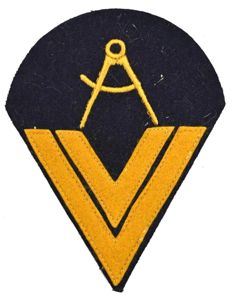 German KM Career Badge 'Zimmermanns-Laufbahn'