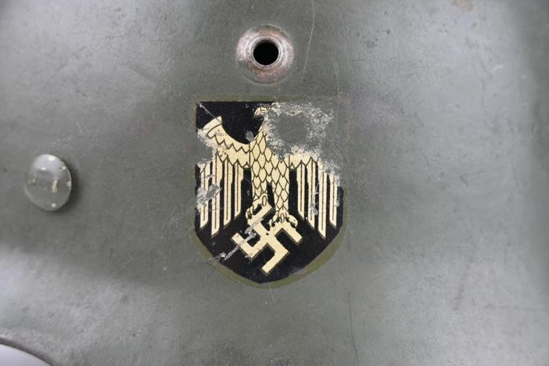 German WH M35 DD Combat Helmet — image 3
