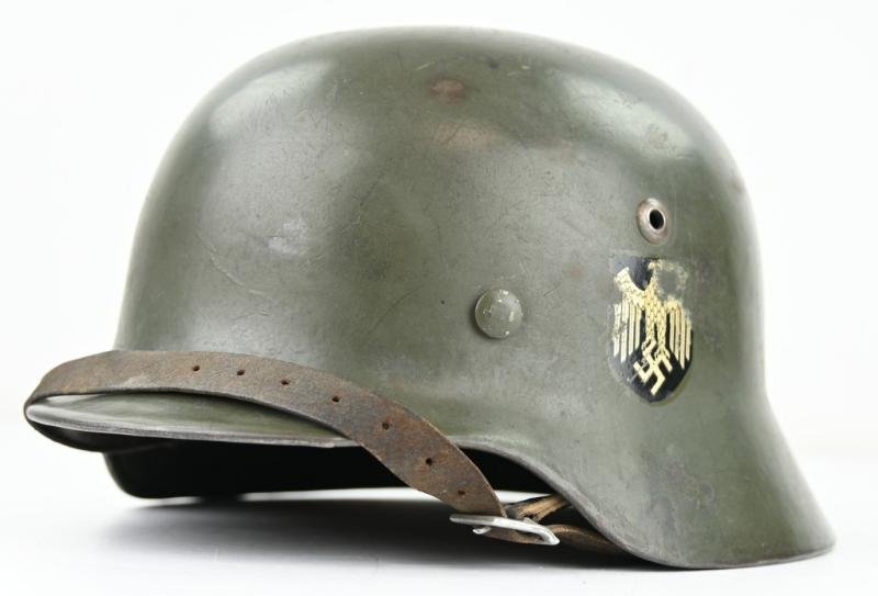 German WH M35 DD Combat Helmet — image 4
