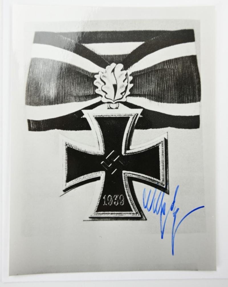 Signature of Luftwaffe KC-OLC Recipient 'Rudolf Witzig' — image 4
