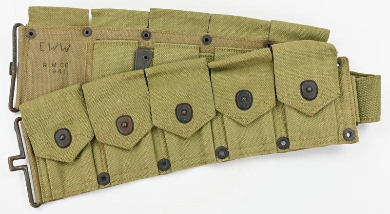 US WW2 M1 Garand Ammo Belt 1941 — image 3