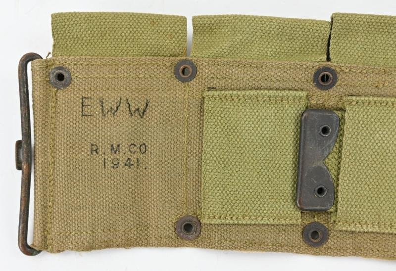US WW2 M1 Garand Ammo Belt 1941 — image 4