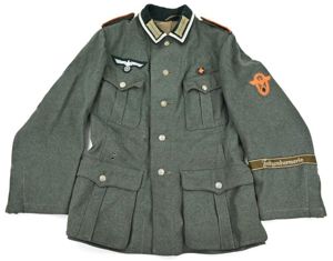 German WH M36 NCO Field Tunic 'Feldgendarmerie'