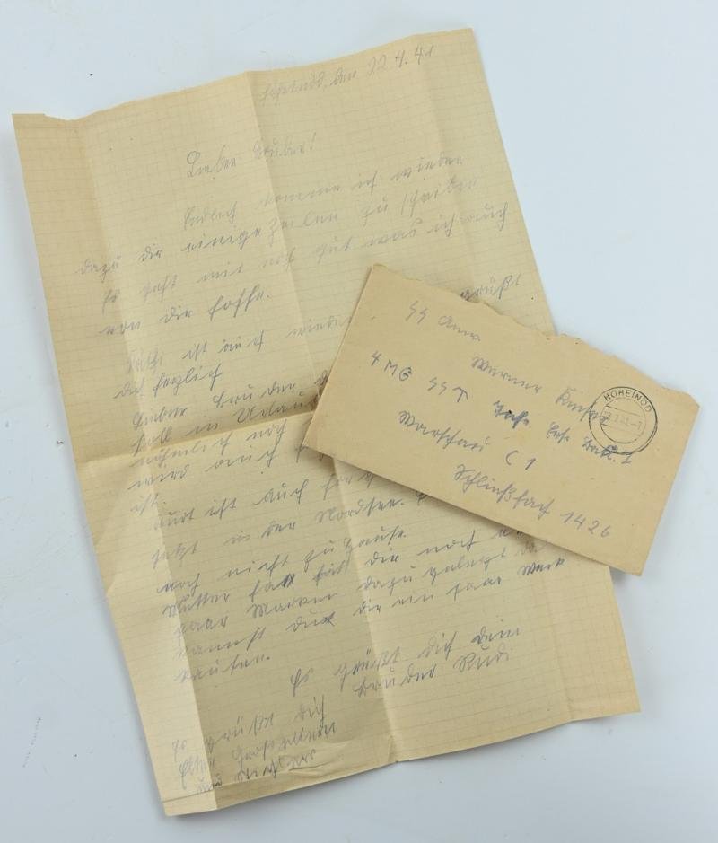 German Waffen-SS Totenkopf Fieldpost Lettter — image 4