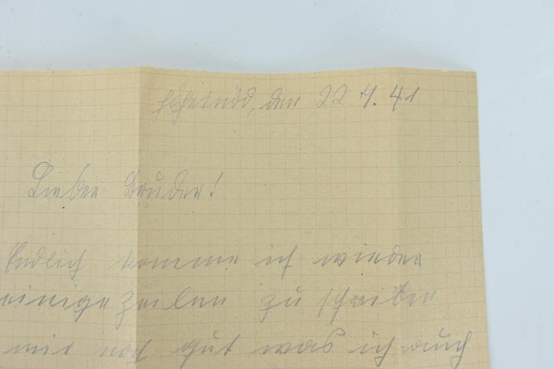 German Waffen-SS Totenkopf Fieldpost Lettter — image 6