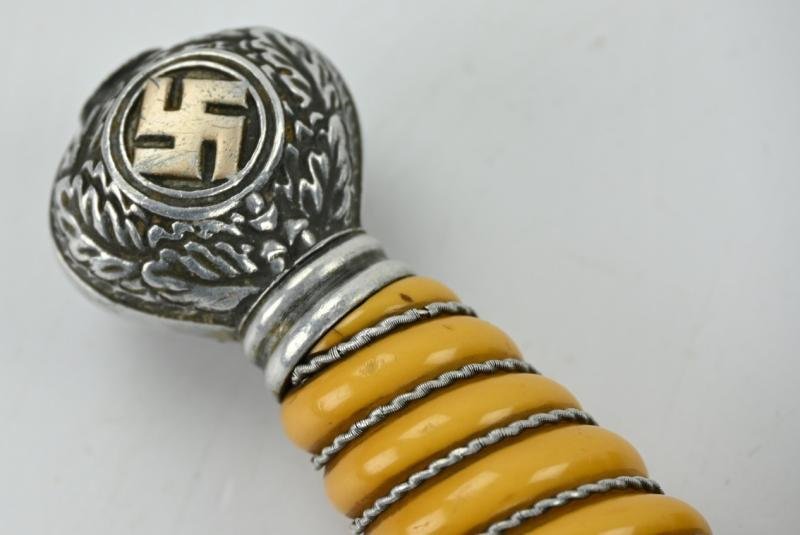 German LW Dagger with Gold plated swastika 'Carl Eickhorn' — image 12