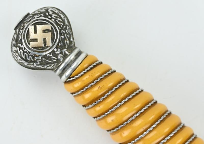 German LW Dagger with Gold plated swastika 'Carl Eickhorn' — image 3