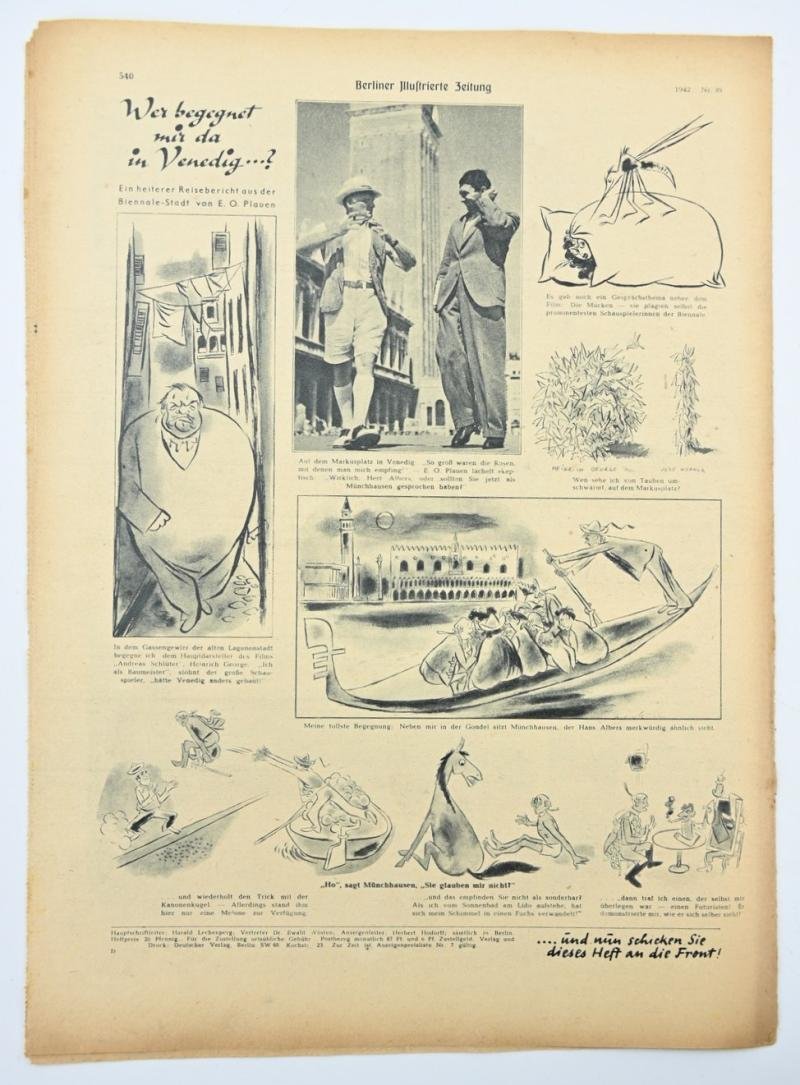 German Berliner Illustrierte Zeitung Newspaper 1942 — image 6