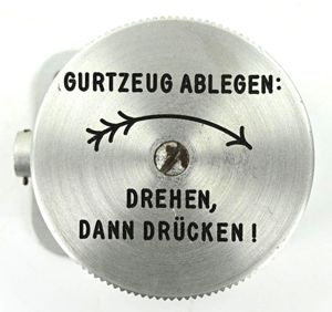 German LW Parachute Harness Quick Release Clock FL30232