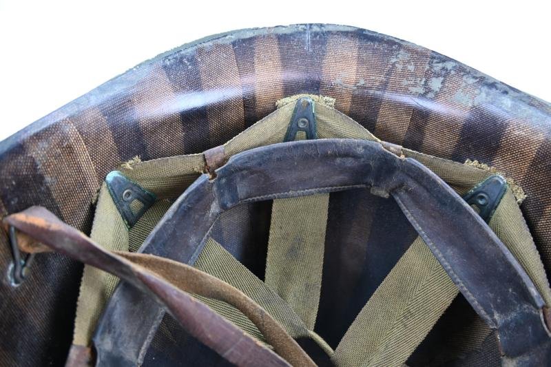 US WW2 Named M1 Swivel Bale Go Devils 60th Infantry Regiment Helmet — image 12