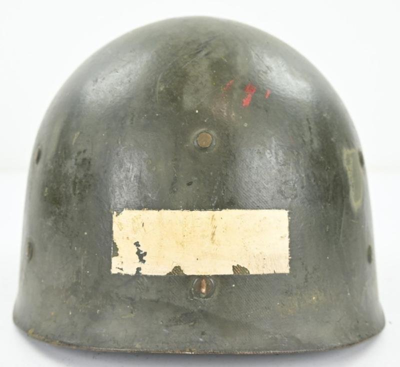 US WW2 Named M1 Swivel Bale Go Devils 60th Infantry Regiment Helmet — image 20