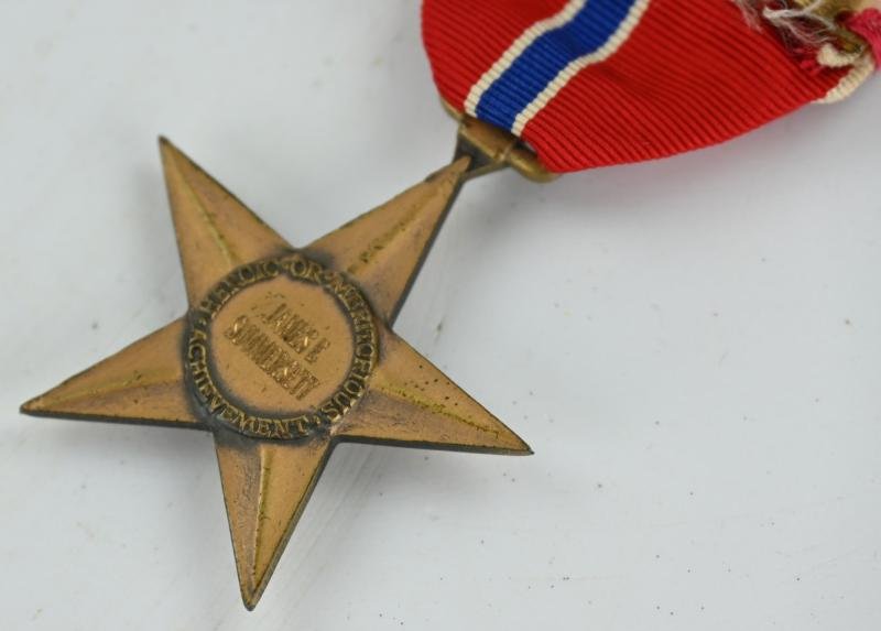 US WW2 Named Bronze Star medal in Case 'James E. Summerset' — image 5