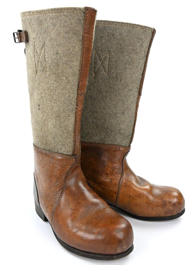German WH/LW Winter Felt Boots — image 2