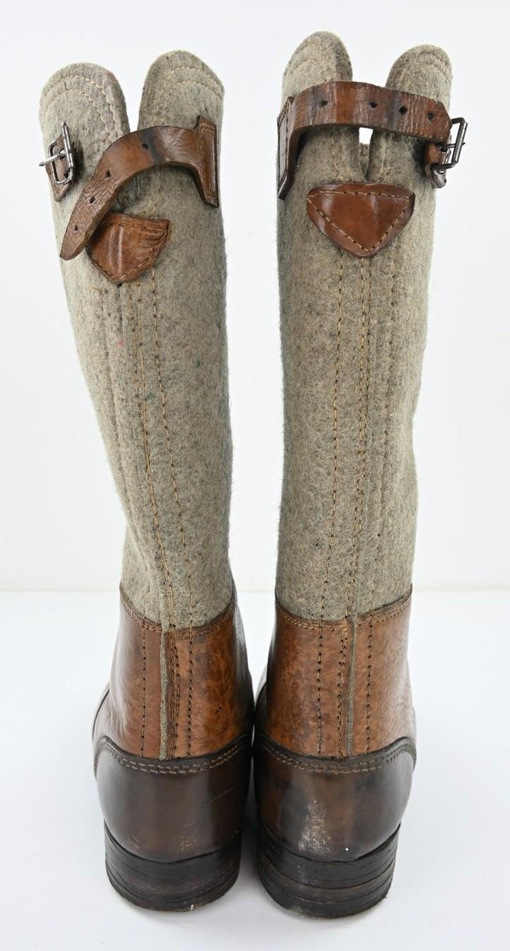 German WH/LW Winter Felt Boots — image 4