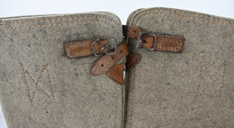 German WH/LW Winter Felt Boots — image 6