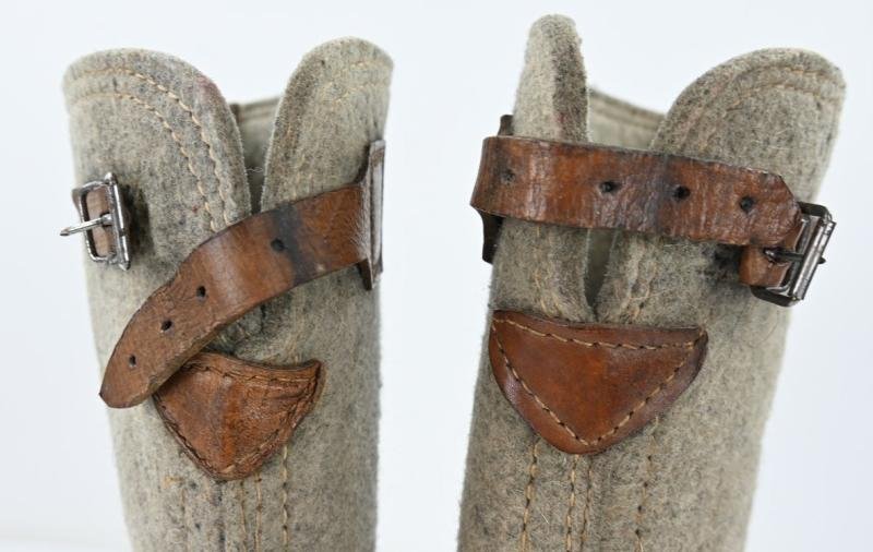 German WH/LW Winter Felt Boots — image 7