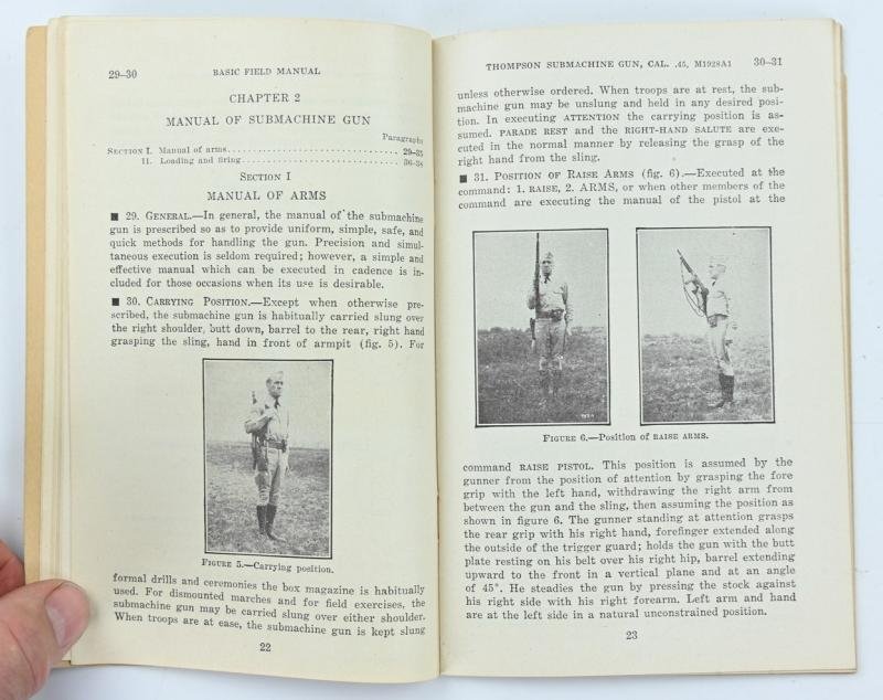 US WW2 Thompson Sub Machine Manual FM 23-40 — image 6