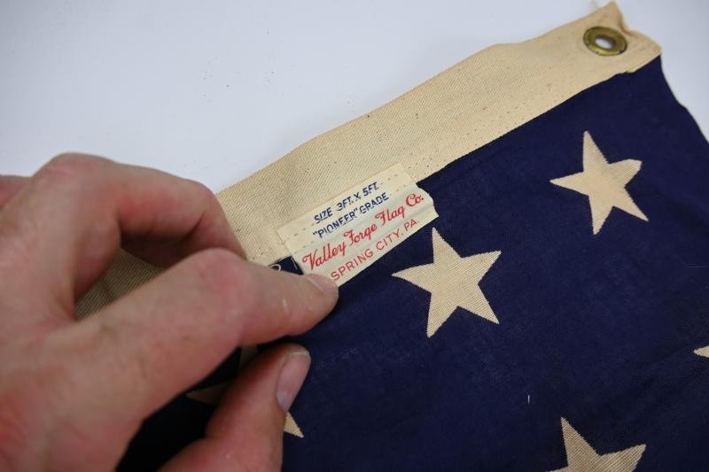 US WW2 48 Star Stars and Stripes Flag 'Valley Forge' — image 5