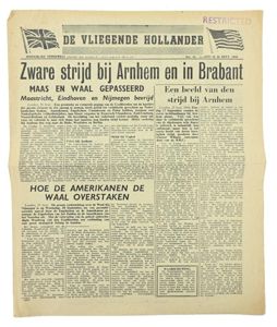 Allied Droppingsflyer 'De Vliegende Hollander' 26 September 1944
